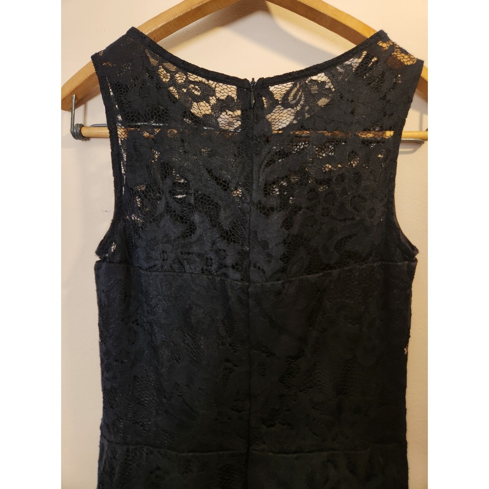 MUADRESS Womens Black Lace High Low Cocktail Dress Sleeveless Size S - Picture 5 of 11